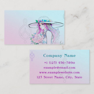 Carte De Visite Whispers violet