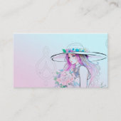 Carte De Visite Whispers violet (Devant)