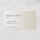 Carte De Visite White Dove, Bird Photo (Dos)