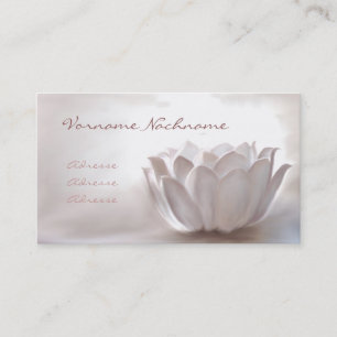 Carte De Visite White lotus