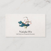 Carte De Visite White Lotus Flower Health, Wellness & Healing (Devant)