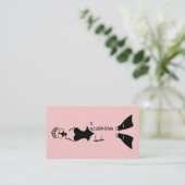 Carte De Visite White Space Scuba Diva (Debout devant)