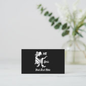 Carte De Visite White Trex the Boss Dino (Debout devant)