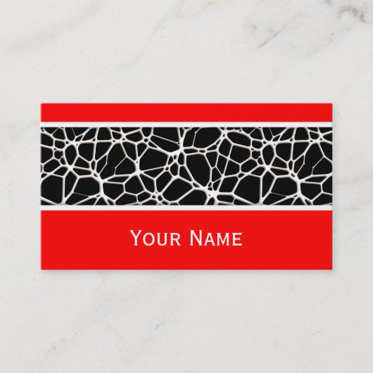 Carte De Visite White Web Texture + votre bachgr. & idées (Devant)