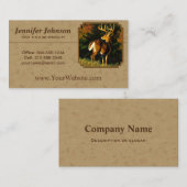 Carte De Visite Whitetail Buck (Devant / Derrière)