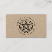 Carte De Visite Wiccan Pagan Kraft Jewelry Designer QR Code (Devant)