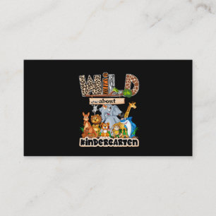 Carte De Visite Wild About Kindergarten