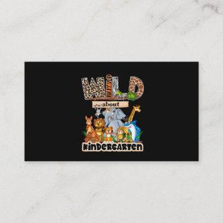 Carte De Visite Wild About Kindergarten