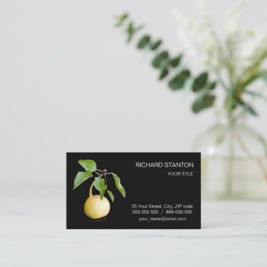 Carte De Visite Wild pear (Debout devant)