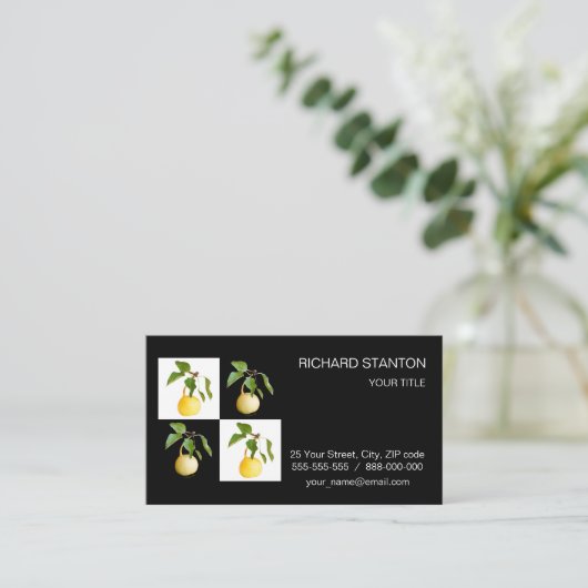 Carte De Visite Wild pear (Debout devant)