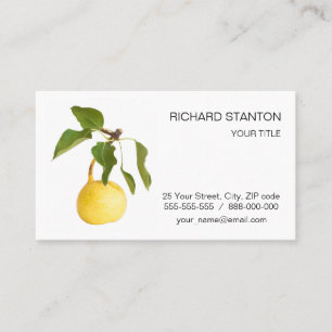 Carte De Visite Wild pear