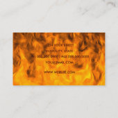 Carte de visite Wildfire (Dos)