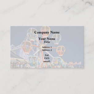 Carte De Visite Wildwood NJ – Balloon Race Ride de nuit