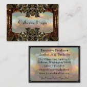 Carte De Visite Willett Hampton 2,5" Élégant professionnel (Devant / Derrière)