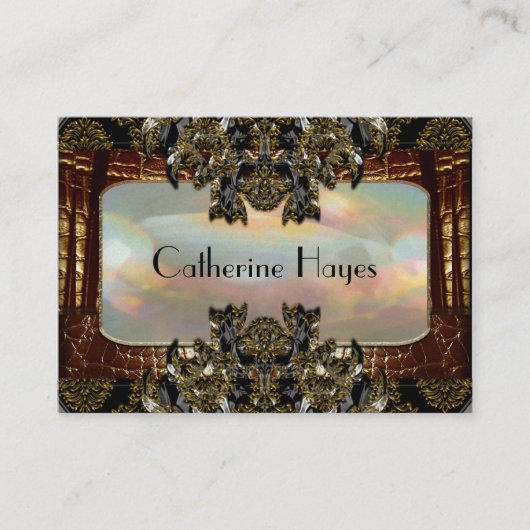 Carte De Visite Willett Hampton 2,5" Élégant professionnel (Devant)