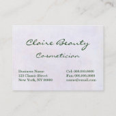 Carte De Visite William Fulton Soare : Femme avec binoculaire (Dos)