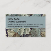 Carte De Visite William Morris Acanthus Feuilles (Devant)