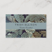 Carte De Visite William Morris Acanthus Feuilles (Devant)