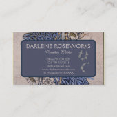 Carte De Visite William Morris Belle Tulipe & Willow Blue (Dos)