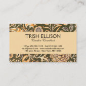 Carte De Visite William Morris Cherwell Motif de fond d'écran (Dos)