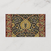 Carte De Visite William Morris Classique Tapis Art Design d'impres (Dos)