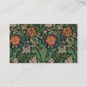Carte De Visite William Morris Compton Fond d'écran classique (Dos)