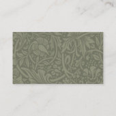 Carte De Visite William Morris Daffodil Papier peint floral (Dos)