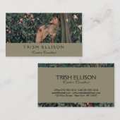 Carte De Visite William Morris Faune sauvage Fox (Devant / Derrière)