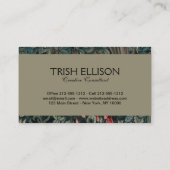 Carte De Visite William Morris Faune sauvage Fox (Dos)