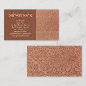 Carte De Visite William Morris Floral Damask (Devant / Derrière)