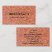 Carte De Visite William Morris Floral Damask (Devant / Derrière)