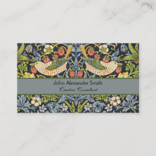 Carte De Visite William Morris - Fraise Thief Motif Floral