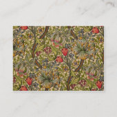 Carte De Visite William Morris Golden Lily (Dos)