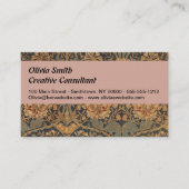 Carte De Visite William Morris Honeysuckle Rich Wallpaper (Devant)