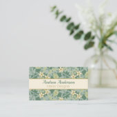 Carte De Visite William Morris Jasmine Floral (Debout devant)