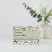 Carte De Visite William Morris Jasmine Garden Flower Classic (Debout devant)