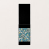 Carte De Visite William Morris, motif Art nouveau, algues, bleu, f (Extérieur déplié)