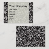 Carte De Visite William Morris Motif de la feuille de vigne (Devant / Derrière)