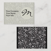 Carte De Visite William Morris Motif de la feuille de vigne (Devant / Derrière)