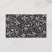 Carte De Visite William Morris Motif de la feuille de vigne (Dos)