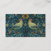 Carte De Visite William Morris Oiseaux et motifs floraux (Dos)