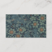 Carte De Visite William Morris Orchard Art Motif (Dos)
