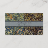 Carte De Visite William Morris - Pheasant Bird Tree Botanical (Devant)