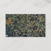 Carte De Visite William Morris Pheasier Bois Bois (Dos)