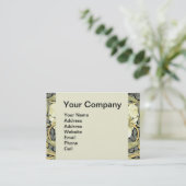 Carte De Visite William Morris Pimpernel Fond d'écran floral (Debout devant)