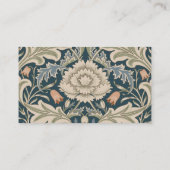 Carte De Visite William Morris Severn Floral Garden Flower Classic (Dos)