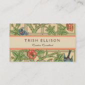 Carte De Visite William Morris Trellis Design classique de papier  (Devant)