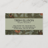 Carte De Visite William Morris Trellis Wallpaper Art (Dos)