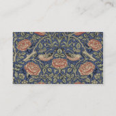 Carte De Visite William Morris Tudor Fond d'écran Rose (Dos)