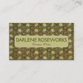 Carte De Visite William Morris Tulip et Lily (Devant)